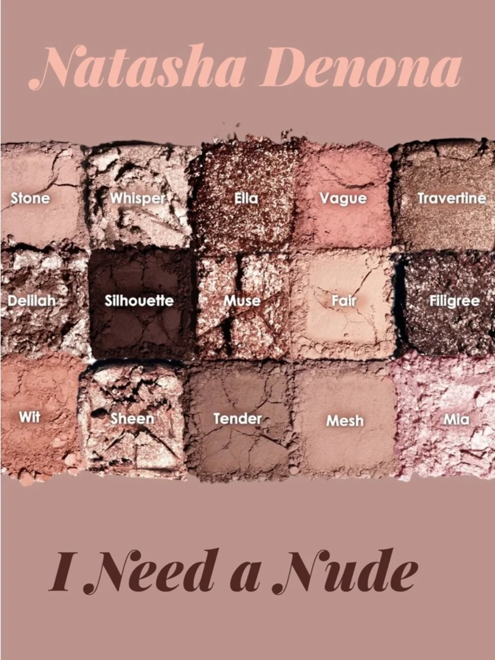 BNIB ✅ Natasha Denona I NEED A NUDE PALETTE  Eyeshadow Palette ✨ BNIB - Picture 2 of 4